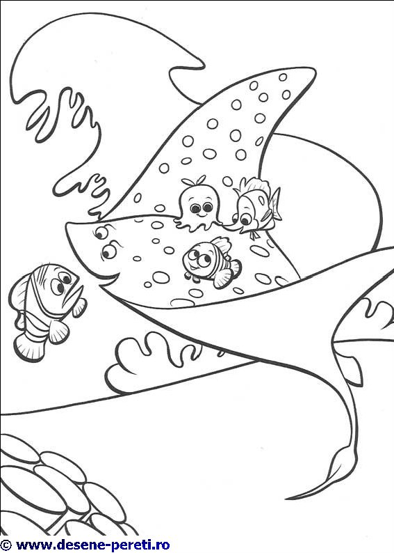 finding nemo desene colorat